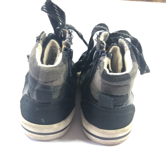 Old Navy Toddler BlackJack Jas Zip Sneaker Shoes 6 - Picture 5 of 7